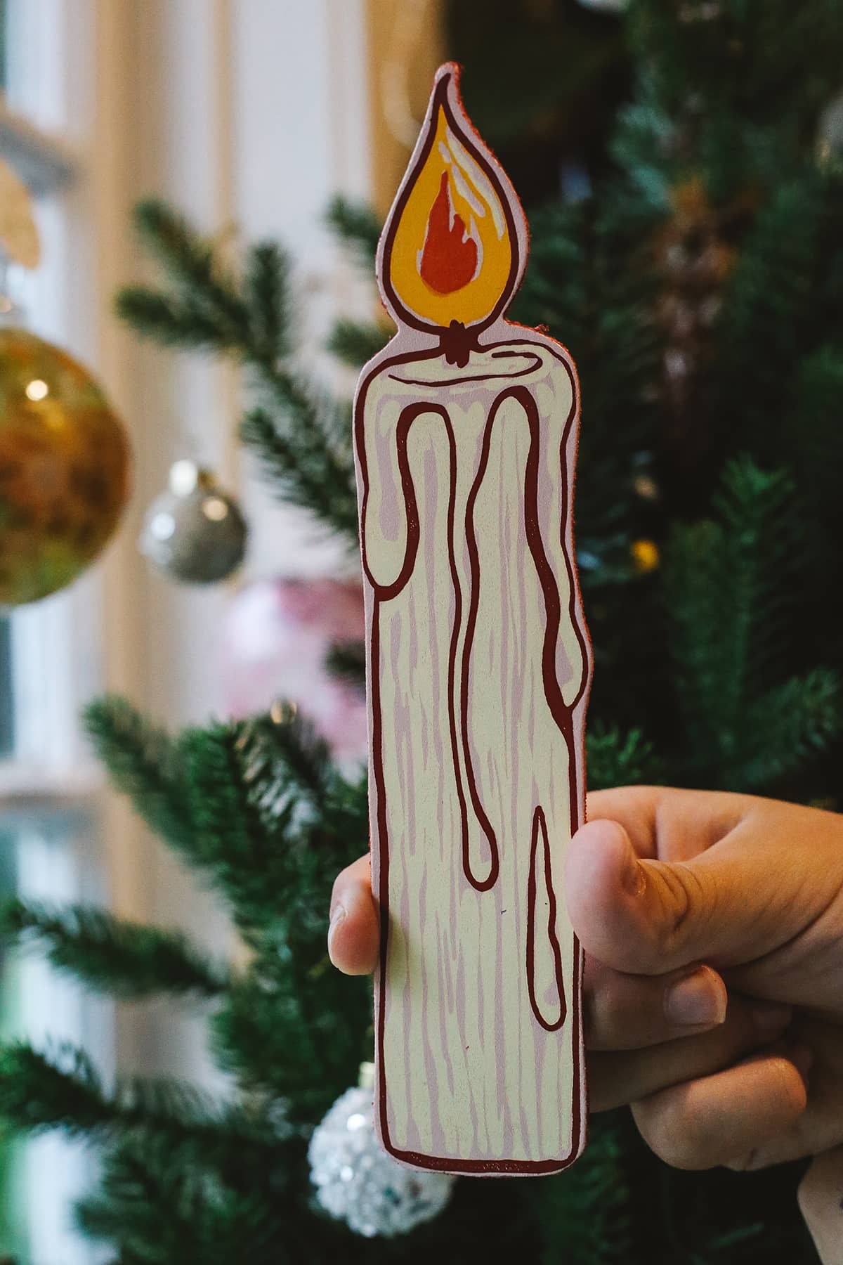 Àine & Co. Ark Bookmark in candle, featuring illustrated candle design