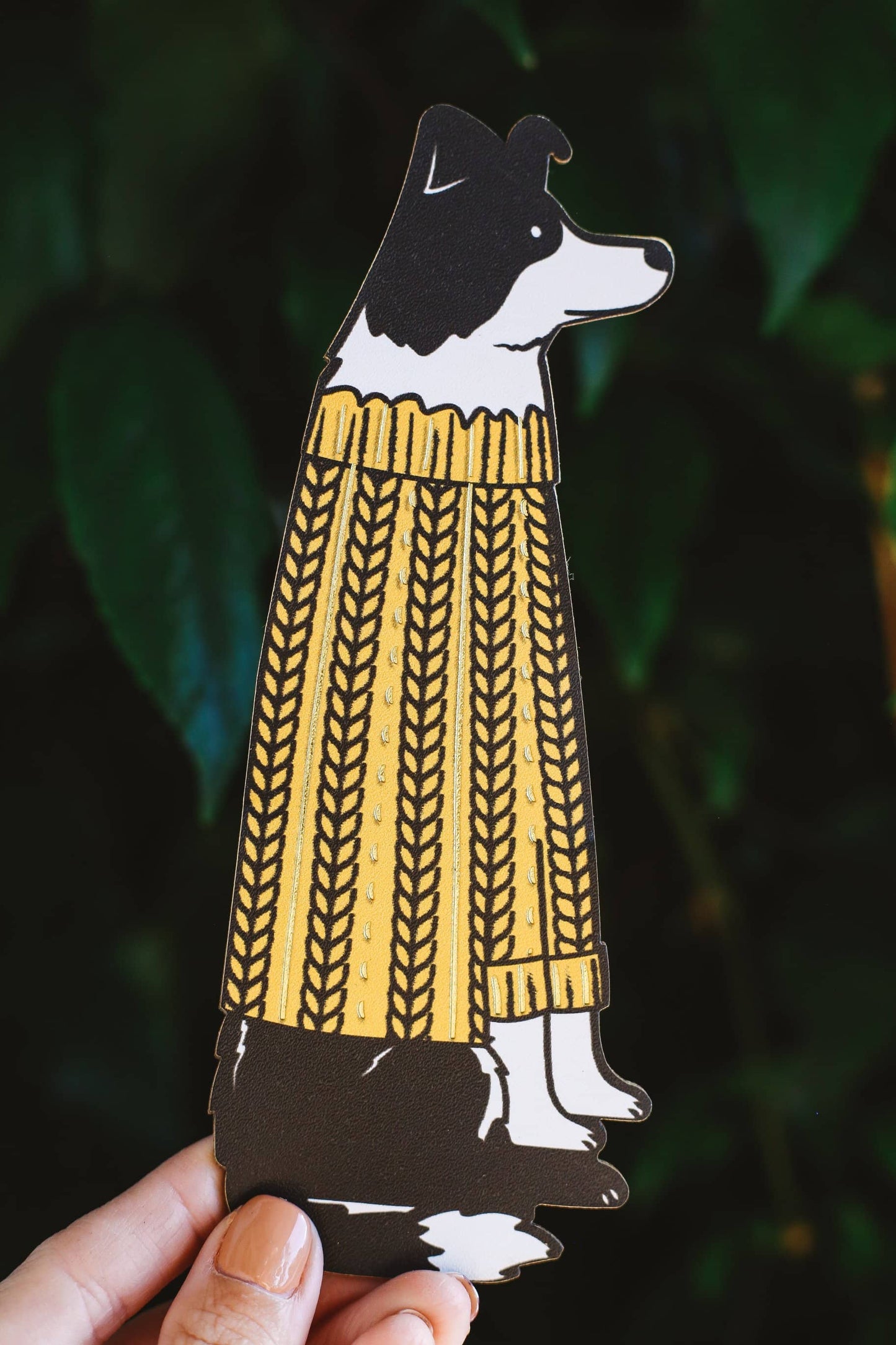 Dog Lovers ~ PU Leather Bookmark