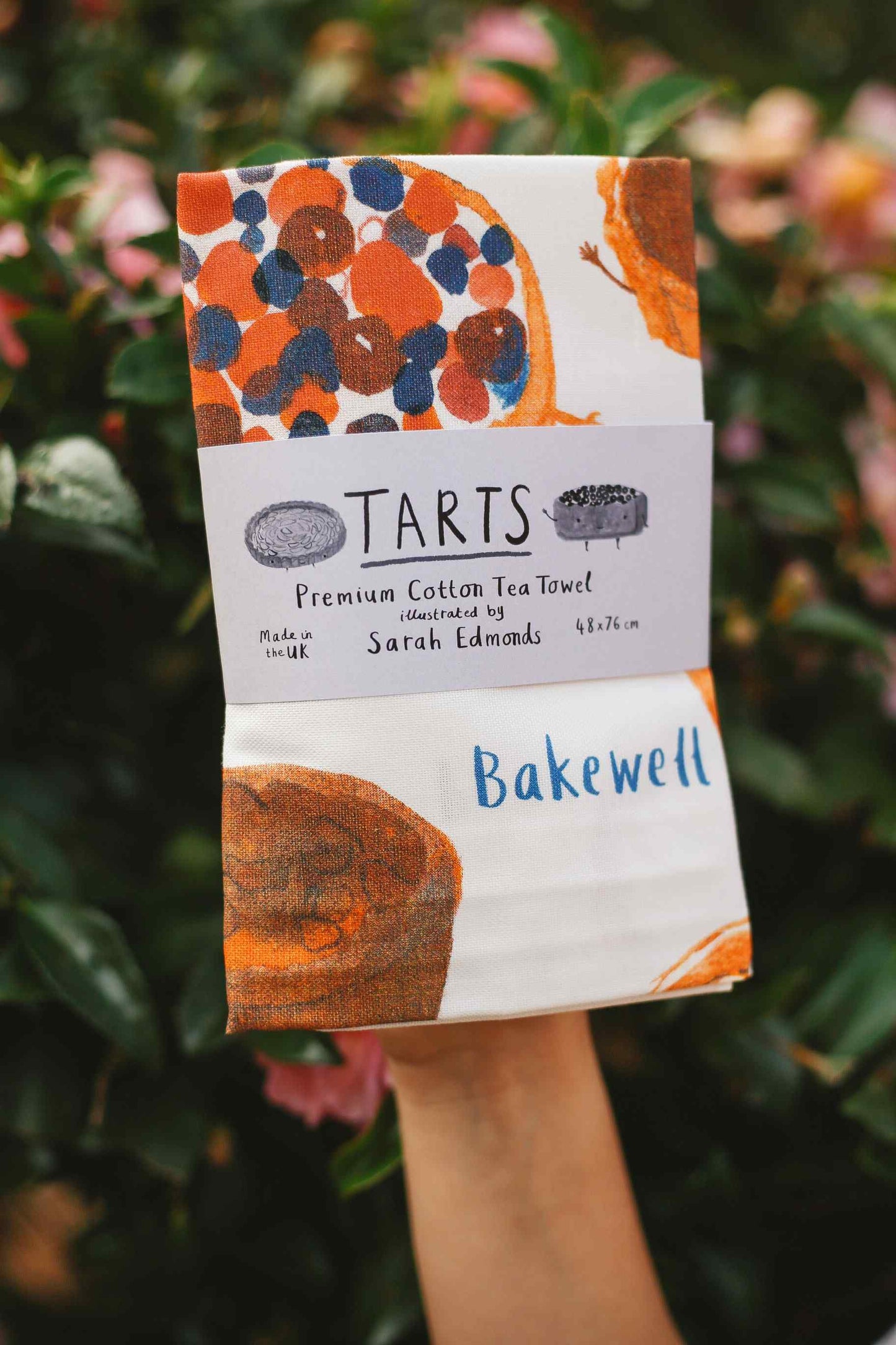 Hand Drawn Illustrated Tea Towels