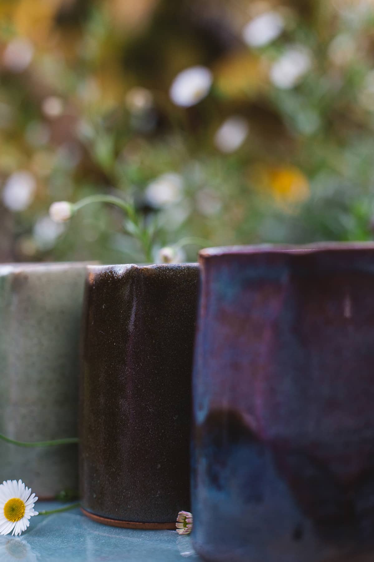 Àine & Co. Beard and Face Balm Candle with cotton wick in ceramic milk jug