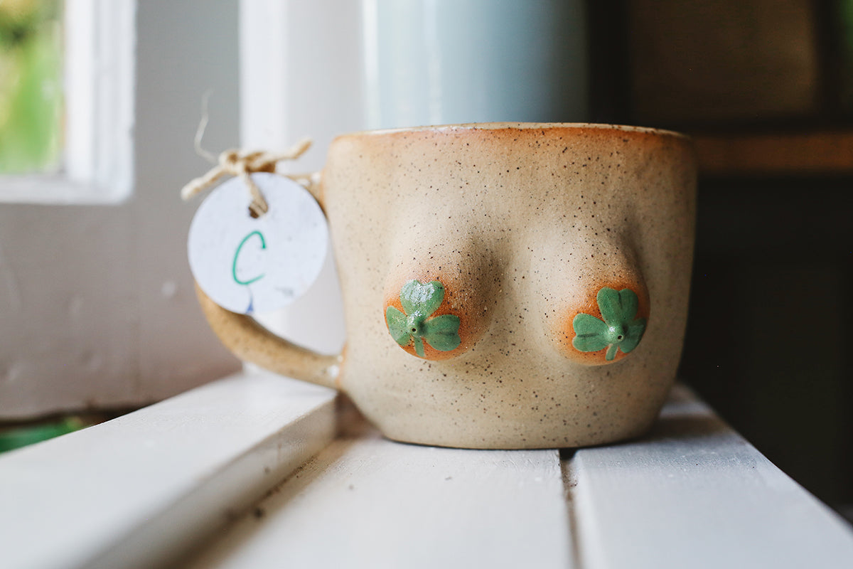 PINKSOY ceramic Boob Mug in style C