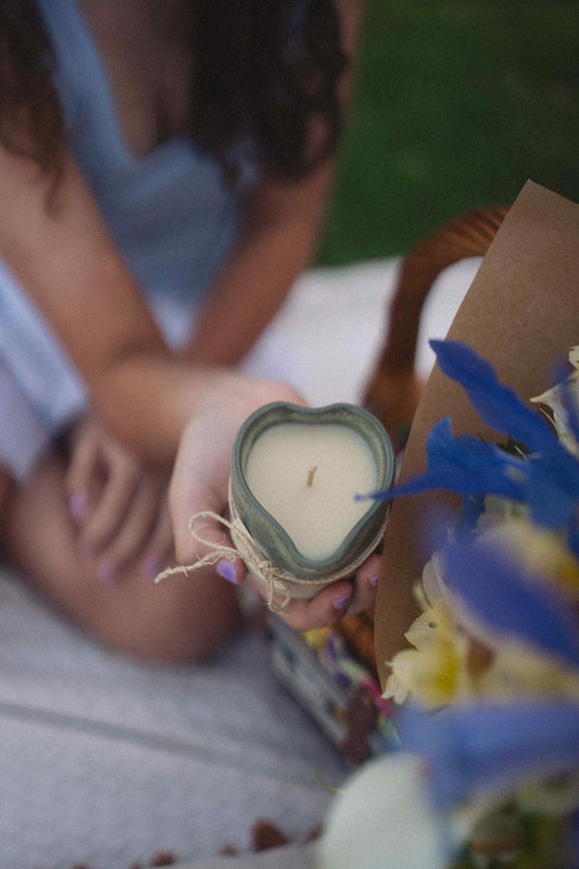 Body Balm Candle ~ Heart Jug