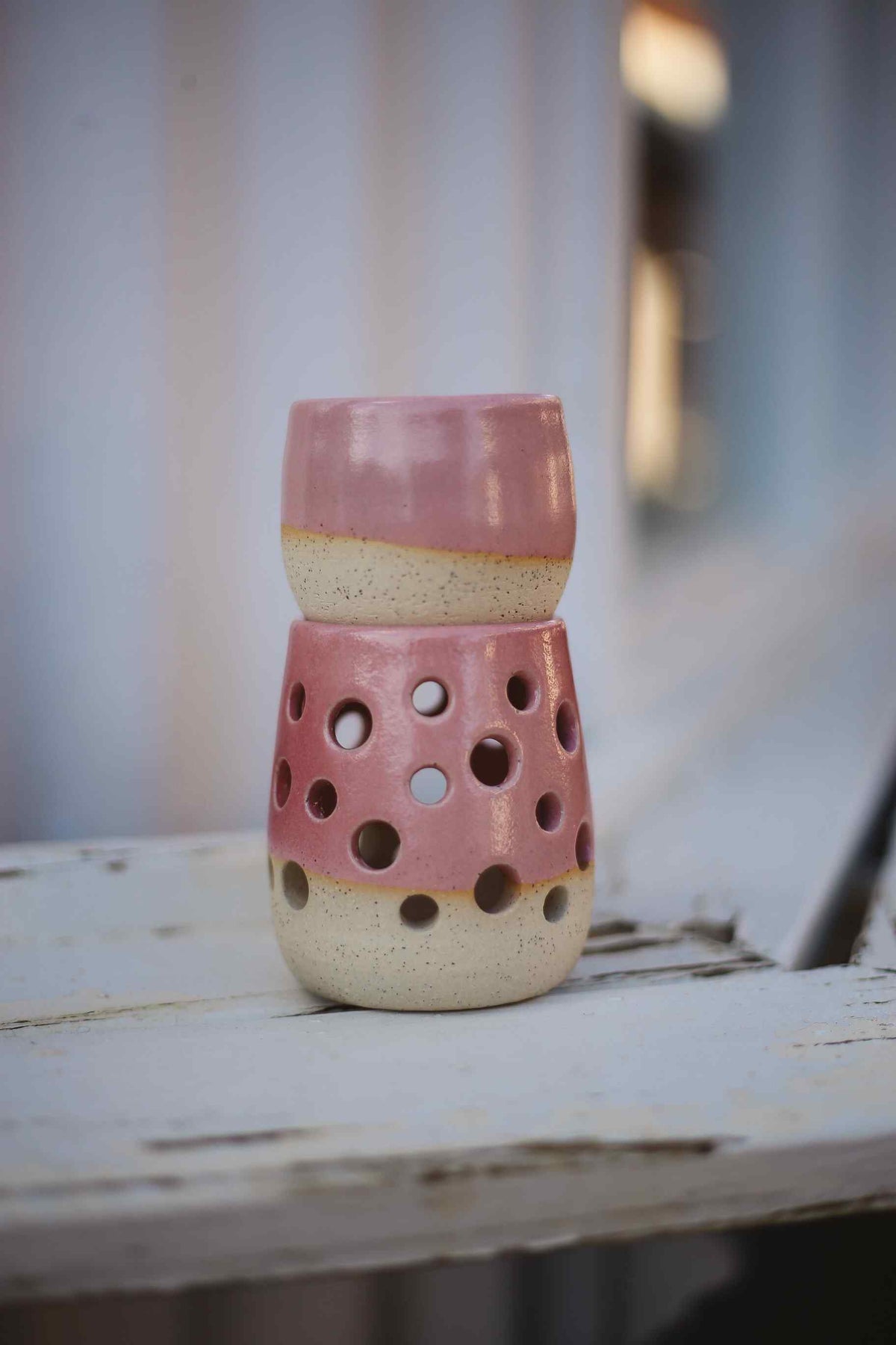 Tea Light Burner ~ by Gary, Waterstone Pottery