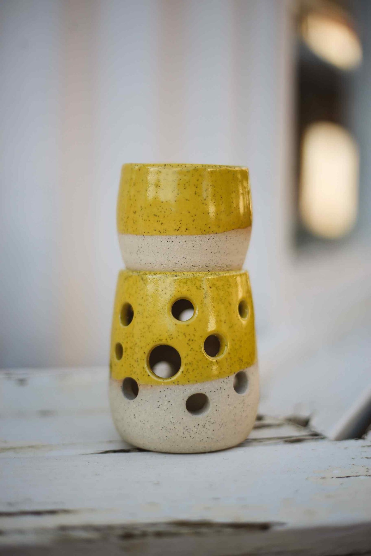 Tea Light Burner ~ by Gary, Waterstone Pottery