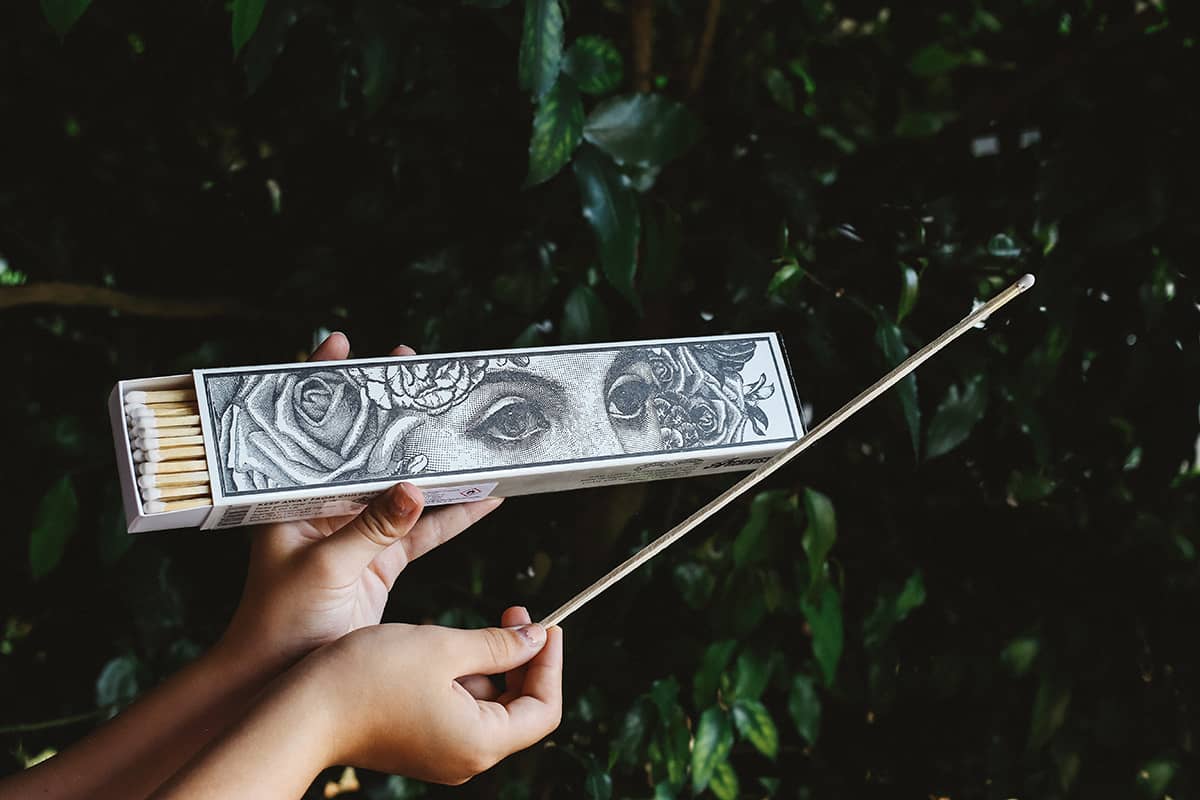 Archivist Luxury Matches with goddess design 