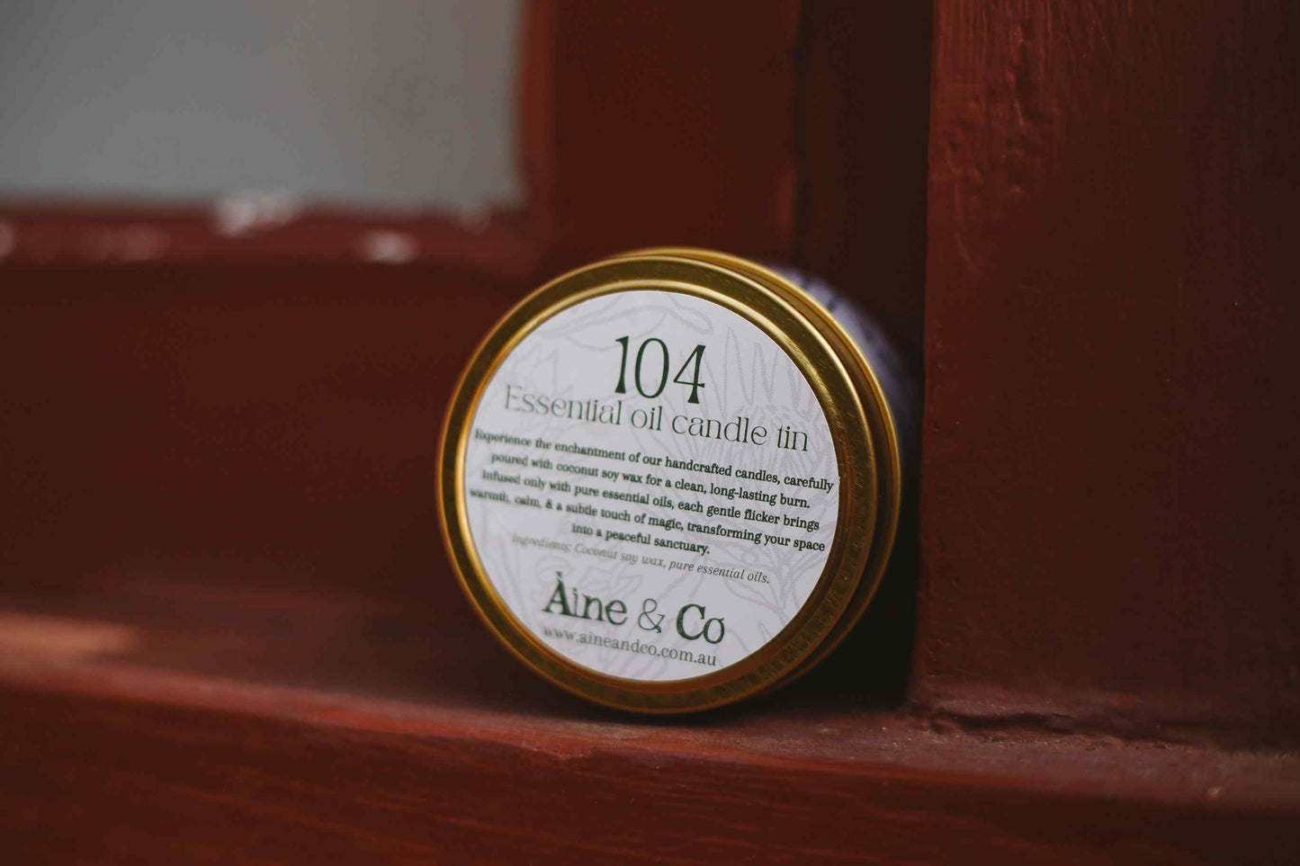 Golden Tin Travel Candles