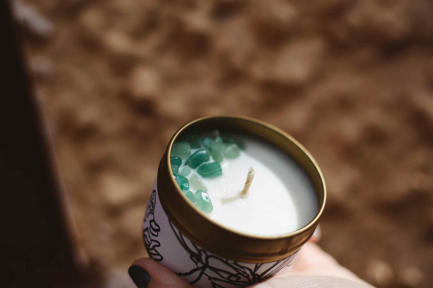 Golden Tin Travel Candles