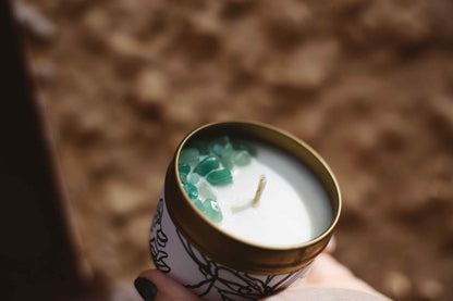 Golden Tin Travel Candles
