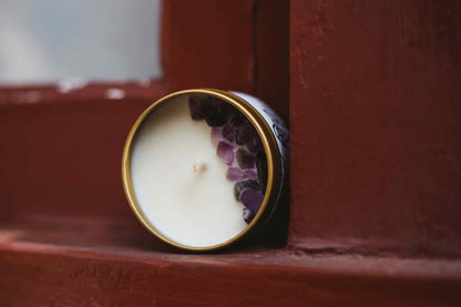 Golden Tin Travel Candles