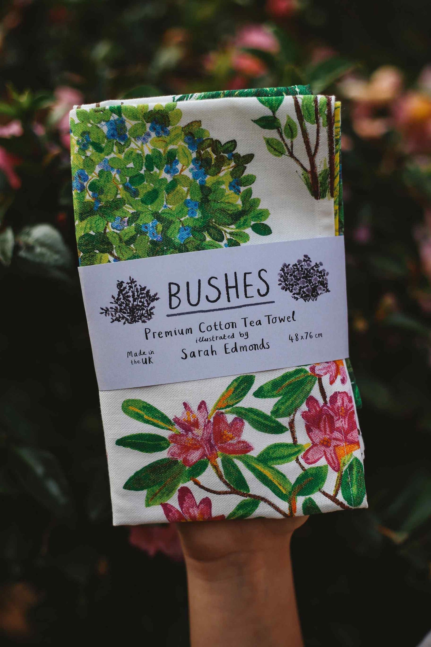 Hand Drawn Illustrated Tea Towels