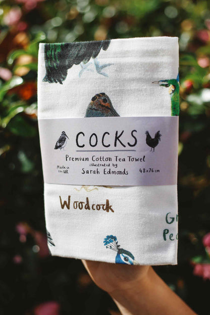 Hand Drawn Illustrated Tea Towels