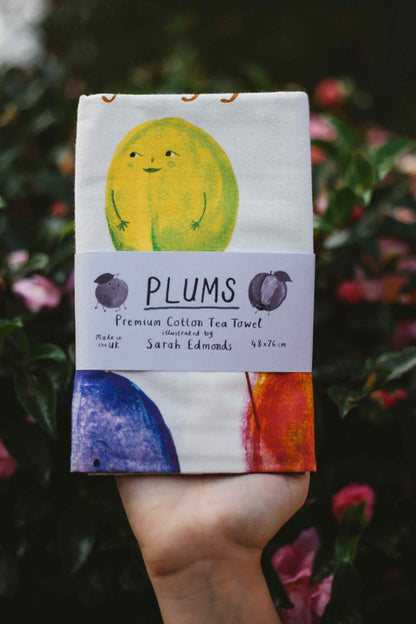 Hand Drawn Illustrated Tea Towels