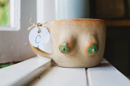 PINKSOY ceramic Boob Mug in style C