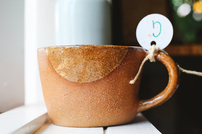 Back of PINKSOY ceramic Boob Mug in style G